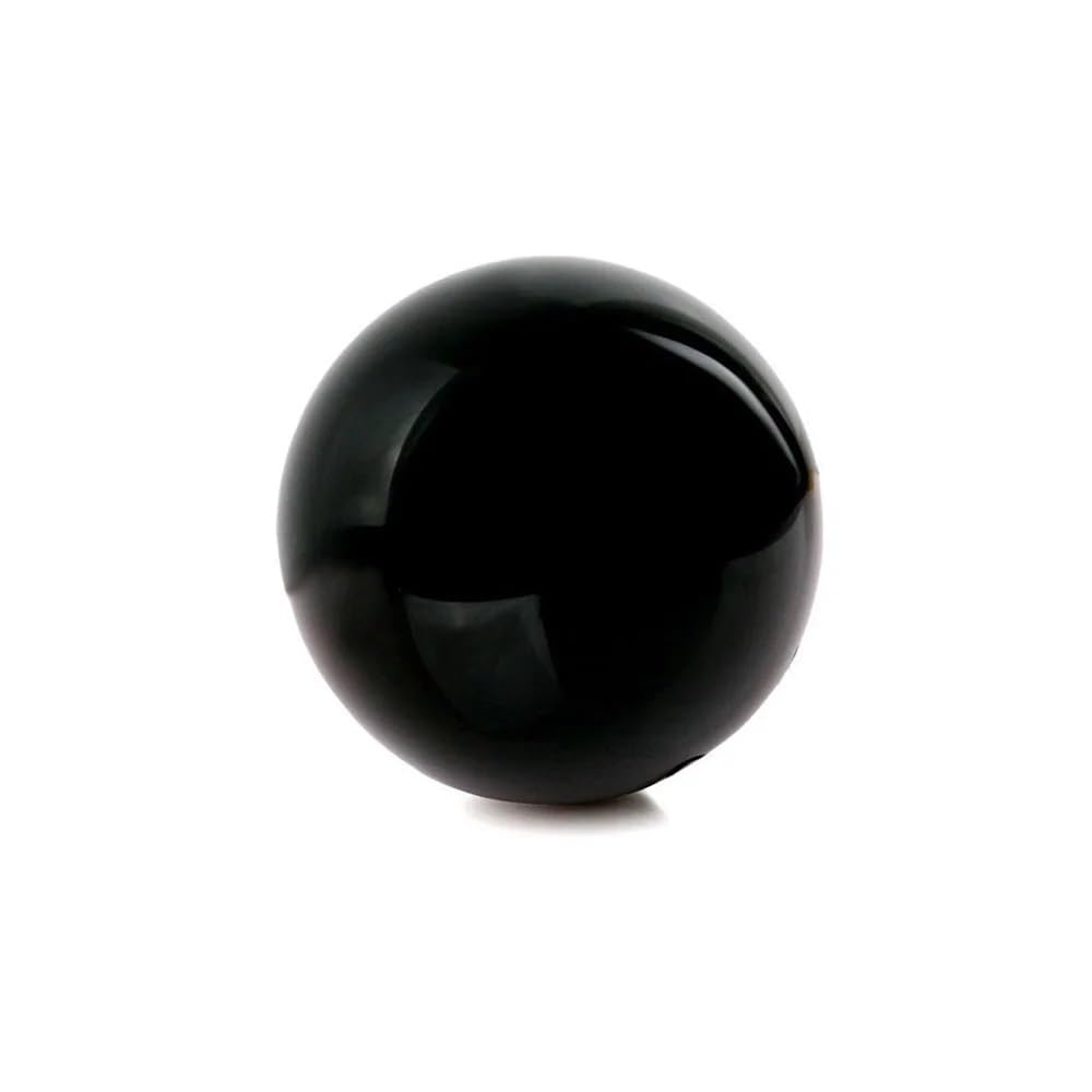 AUOQKQUT Decorative Ornaments Obsidian Ball Large Crystal Stone (Color : Only 7cm Ball)