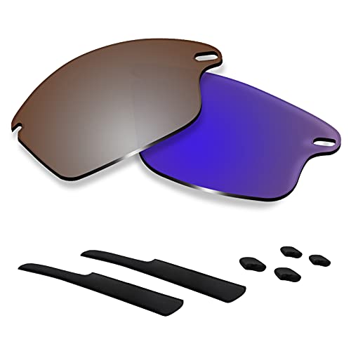Image of Polarized Replacement Lenses & Rubber Kits for Oakley Fast Jacket