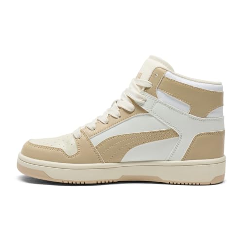 PUMA Womens Rebound Layup Sl High Sneakers Shoes Casual - Beige, White - Size 8.5 M3