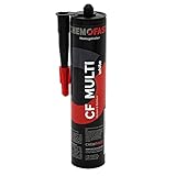 CHEMOFAST CF MULTI Montagekleber | Klebstoff für Beton, Holz, Metall & Fliesen | MS Polymer Kleber | Metallkleber | PVC Kleber | wasserfest | schnellhärtend | weiß