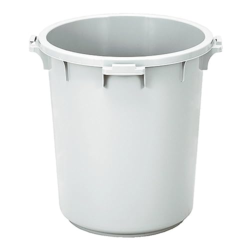 カインズ(CAINZ) ゴミ箱 45L グレー 丸型ペール バケツ 本体のみ 食品衛生法適合商品 日本製 ペール ダストボックス 大容量 フタなしゴミ箱