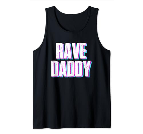 Rave Daddy Funny EDM Music Festival Raver Clothing Rave EDM Tank Top