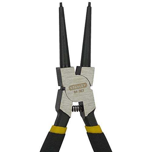 Image of STANLEY 84-363-23 180mm /7'' Internal Straight Circlip Plier (Black and Silver)