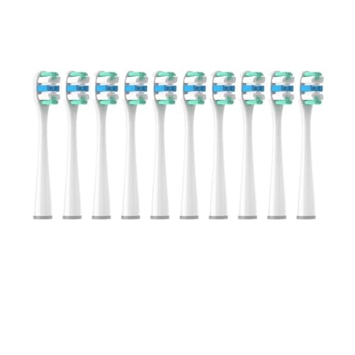 10 �̐^������u���V�w�b�h�݊��� Usmile Y1S/Y4/U1/U2/U3/P1/P4 �\�t�g�\�j�b�N�d�����u���V�N���[���m�Y��(10RoundWhite)