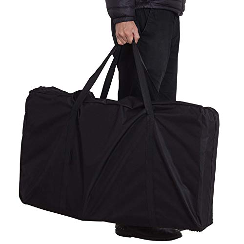 Outsunny 6 Seater Folding Bench, Outdoor Camping Chair Portable Sports Spectator Chair with Metal Frame, Cup Holder & Carry Bag, Black