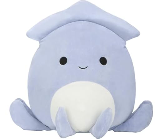 Squishmallows Stacy Squid peluche anti stress lavable pour mieux dormir