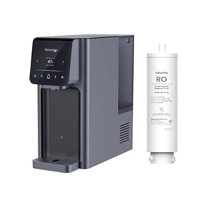 Waterdrop WD-A1 Countertop Reverse Osmosis System with WD-A1-RO Filter, NSF/ANSI 58 Standard, Bottleless Water Cooler, 6 Temperature Settings Hot Cold & Room Water Dispenser, Bundle