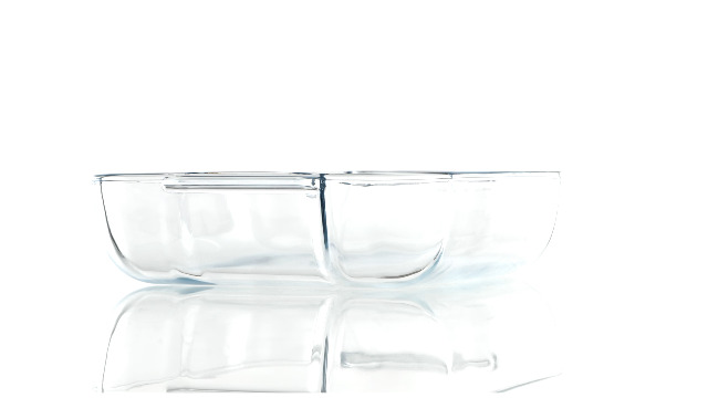 Pyrex Square Roaster – Borosilicate Glass, 25x21cm | Oven, Microwave, Dishwasher & Freezer Safe