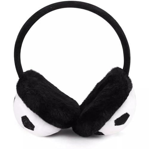 Image of Girl Winter Earmuffs Outdoor Wear Soft Faux Fur Plush Ear Warmer Minnie Design Windproof Woolen Warm Ear Muff Men & Women (Freesize)