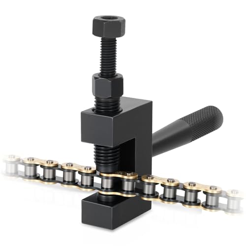 Image of DYC Professional Chain Breaker Tool 420-530 with 2 Replaceable Cutting Pins & Hex Key, Fits 40 /410 /415 /420 /428 /50 /520 /525 /530 Roller Chain for Motorcycle /ATV /Mini Bike /Pit Bike /Dirt Bike & Go Kart