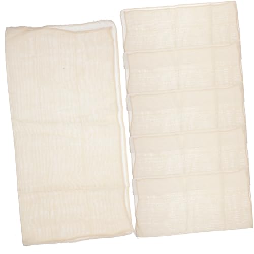 CIYODO 12pcs Tofu Straining Cloth Reusable Cheesecloth for Cooking Straining for Nut Sauces Soups and Basting Unbleached Kitchen Essential