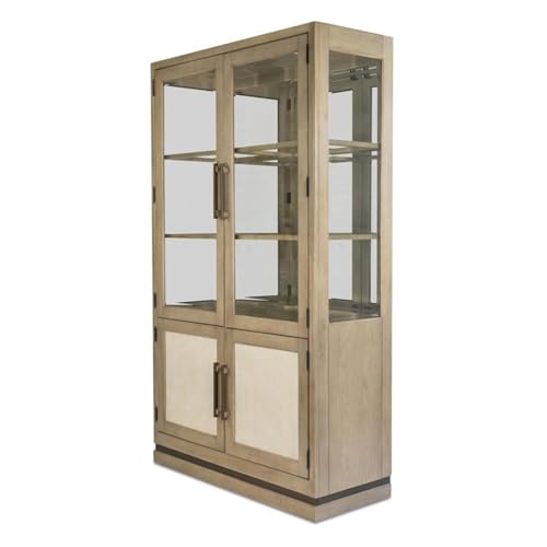 Pemberly Row Bunching Curio Cabinet, 76" H X 44" W