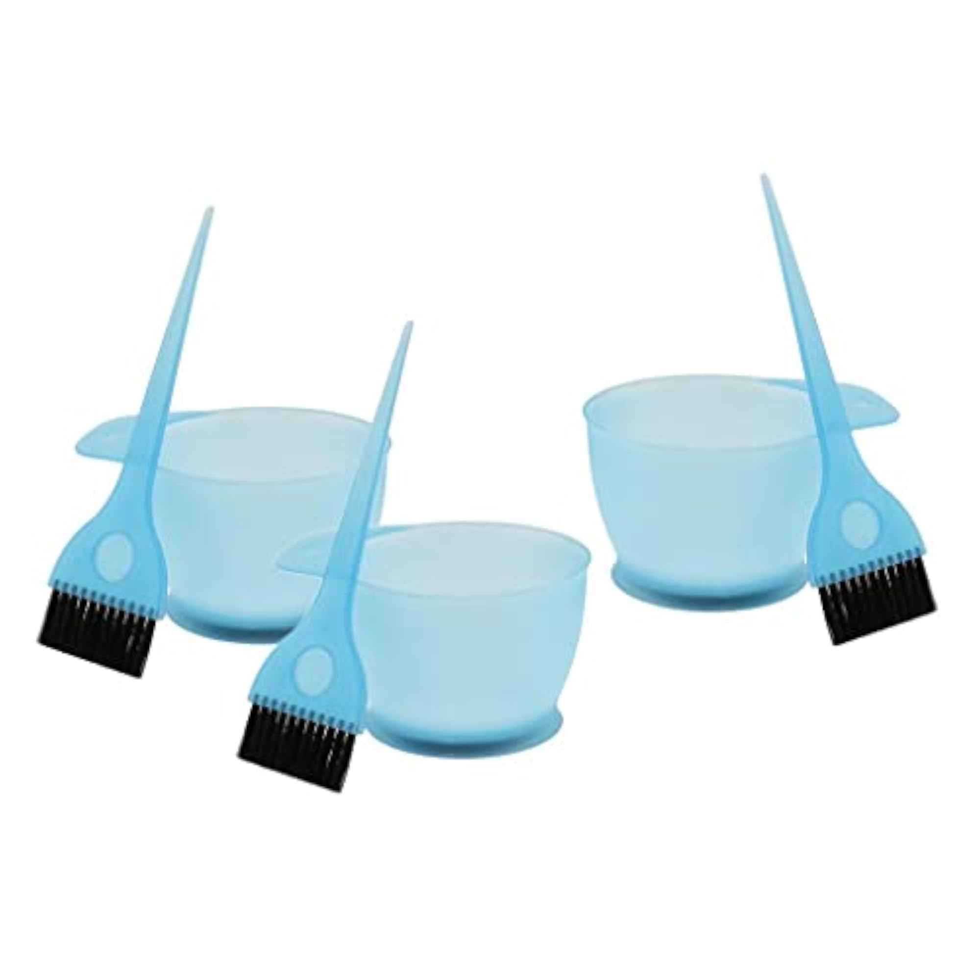 3 Sets Salon Hair Color Dye Bowl Brush Set
