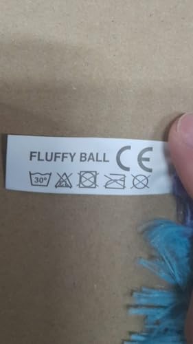 power gift Plüschball Rosa (CF-06) - Stoffball. Durchmesser Ø 23cm. Fluffy Ball. Tolles Kinderball für Drinnen. Flauschiges Spielzeug. Laberl. Kuscheliges Geschenk.