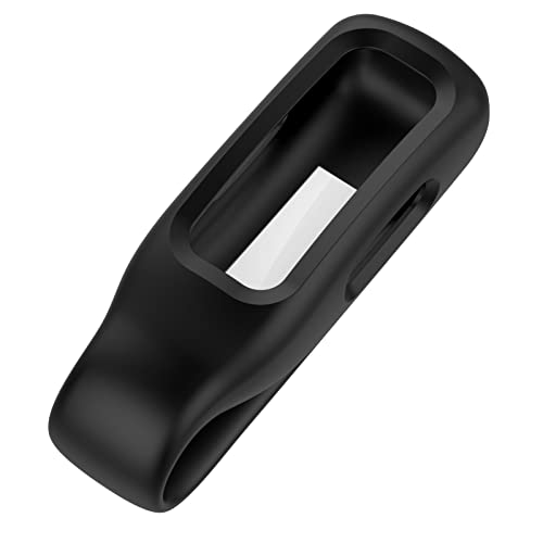 Funda de silicona con clip para Fitbit Inspire 3 y Ace 3 en color negro LOKEKE