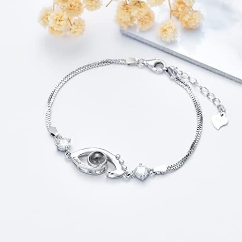 VENACOLY Wolf Bracelets Sterling Silver Antique Celtic knot Wolf Head Bracelet Viking Wolf Jewellery Gifts for Women Her Friends
