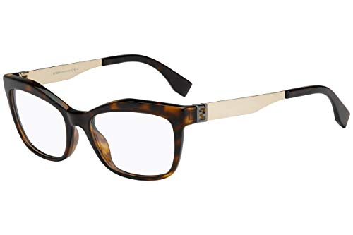 FENDI Eyeglasses 0050 0PGM Havana Gold 53MM
