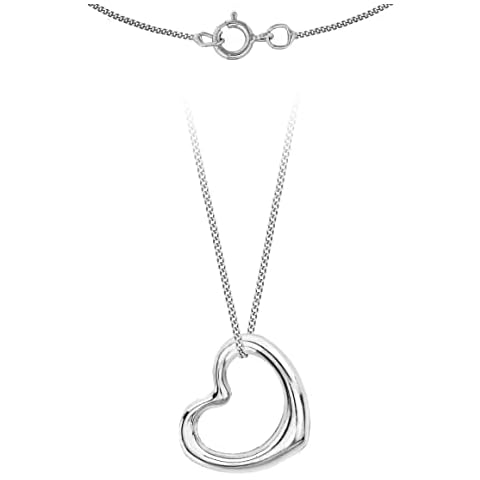 Carissima Gold White Gold Heart Pendant Necklace Cover