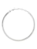 COLLANA: La collana Gleam è caratterizzata da una maglia in acciaio piatta e sottile, di grande tendenza