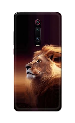 Image of Plastic Printfidaa Printed Hard Back Cover Case For Mi Redmi K20 | Redmi K20 Pro Back Cover (Danger Lion) -112