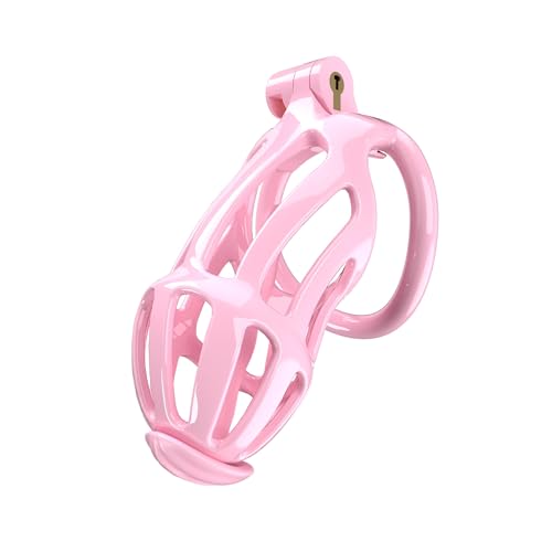 Jaula de musculación para hombre rosa con 5 anillas (anillas planas)-B2P