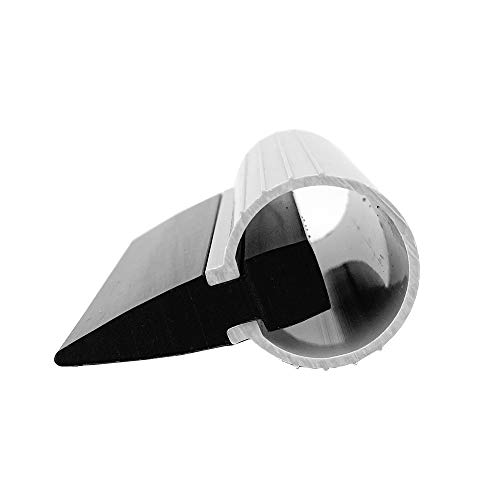 CARTINTS 4 Inch Black Mini Tube Rubber Squeegee Car Vinyl Wrap Squeegee Window Water Wiper Water Blade for Auto Wrapiing, Window Tinting, Kitchen Sink Cleaning