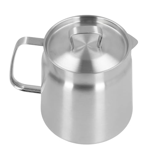 Stainless Steel Large Capacity Oil Fryer, Oil Filter Pot, Oil Pot with Strainer