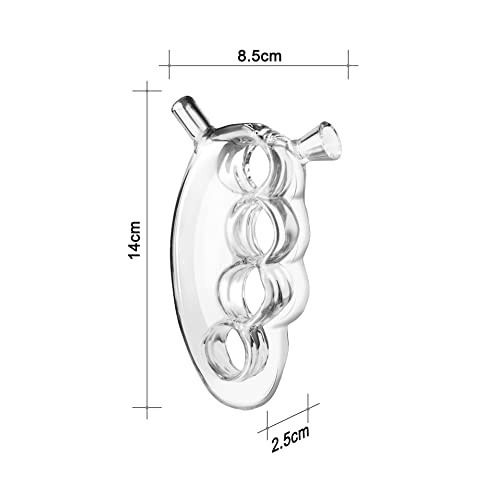Handheld Mini-Shisha, tragbare Glas-Shisha mit Silikon-Wasserpfeife, Geschenk für Freund, Vater, Ehemann oder Freunde… – Bild 6
