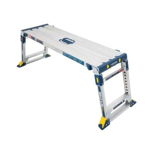 Werner 79023 Piattaforma di lavoro regolabile Pro Work & Access, argento, taglia unica