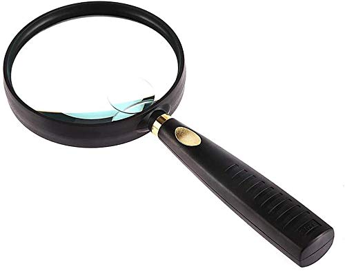 MRKU Lente d'Ingrandimento 5X 10X per Ole Men Reading Book Gli Anziani per Leggere Lente d'Ingrandimento Portatile Portatile