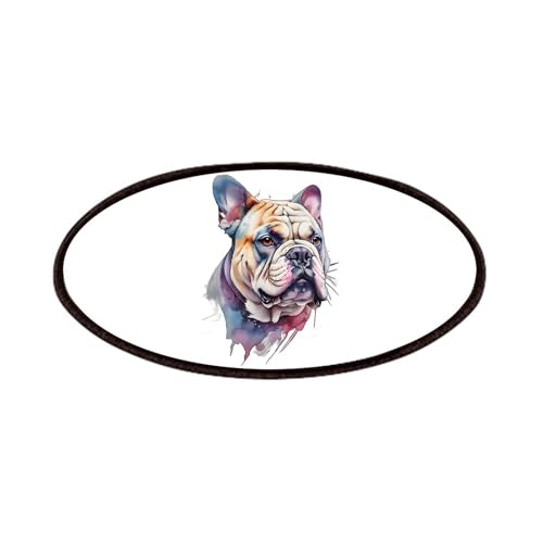 CafePress Watercolor Bulldog 4