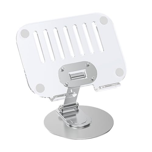 divuukyi Soporte ajustable para computadora portátil, plegable, para escritorio, giratorio de 360 grados, para computadora portátil