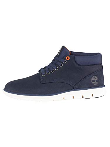 Image of Timberland Men's Bradstreet Leather Sensorflex Chukka Boots, Blue (Black Iris Nubuck W /Ripstop 19), 7 UK (41 EU)