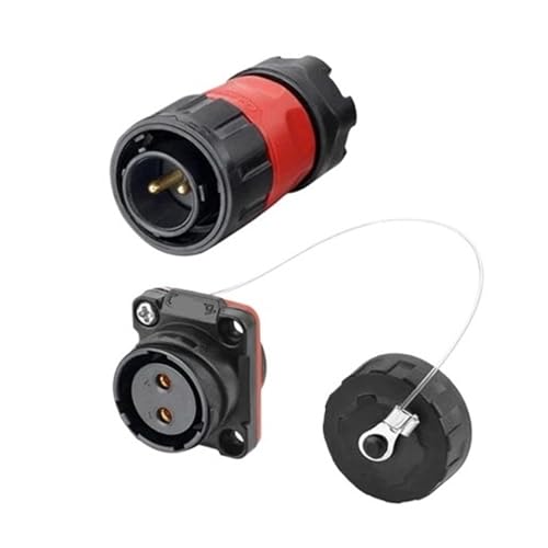 Connecteur d'alimentation 2 broches avec isolation IP67 maximale contre la pluie