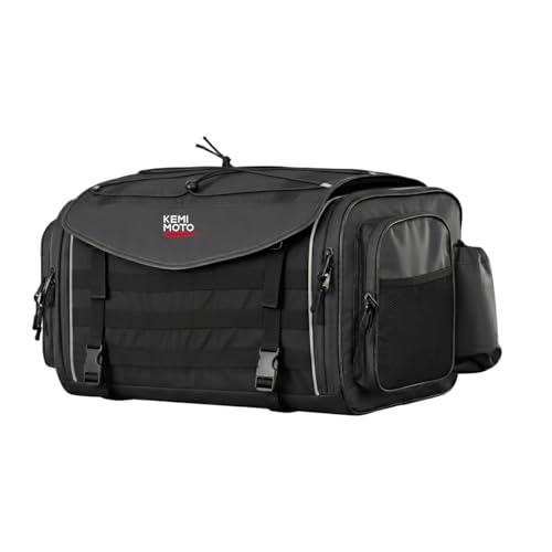Amazon | KEMIMOTO シートバッグ 25-30L 拡張可能 ツーリングバッグ 大
