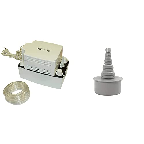 Grundfos Entleerungspumpe Conlift1 & Airfit 50013SN Schlauchnippel, grau