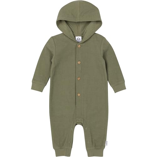 Image of Gerber Baby Hooded Romper