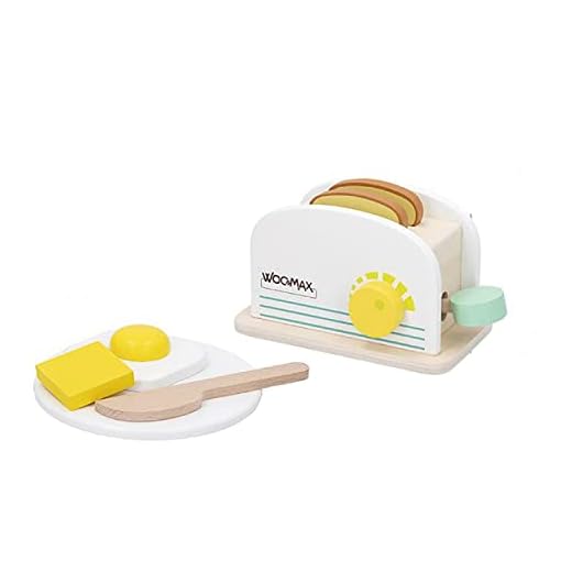 HOGAR Y MAS TOSTADORA DE Madera Juguete Infantil BARLE