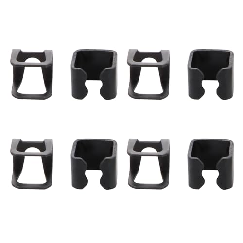 Image of 8 Pcs Jack Hoop Claw Clamp Clips Floor Jack Repair Kit for 2 Ton Hydraulic Horizontal Jack (4 Pcs 6mm and 4 Pcs 8mm Clips)