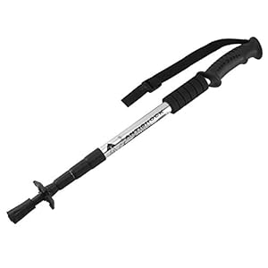 Midgard Teleskop Nordic Walking Stock Silber 1 STK