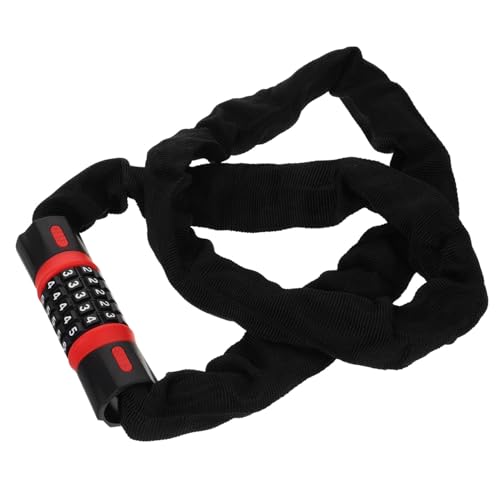 Toyvian Heavy Duty Chain Lock -Theft Password Lock Keys for Mountain Bike Electric Bike Motorcycle Security Versatile and Convenient Locking