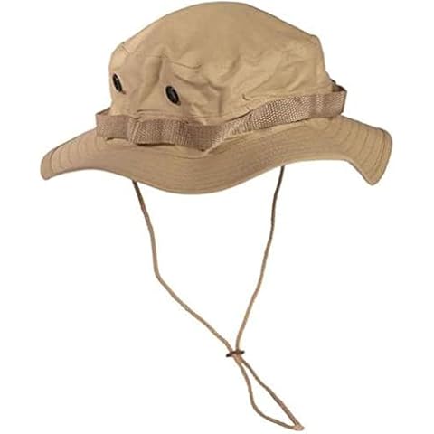 Mil-Tec Men's Lightweight Sun Hat in Khaki Cover