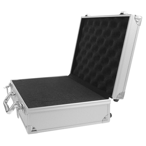 Aluminum Tool Box Storage Case for Men Portable Workstation Aluminum Alloy Case Suitcase Money Briefcase