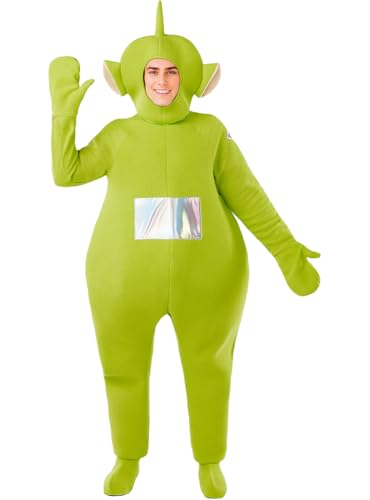 Funidelia Dipsy Déguisement - Teletubbies pour Hommes et Femmes Teletubbies - Costume pour Adultes et Accessoires pour fêtes, Carnaval et Halloween - Taille S-M