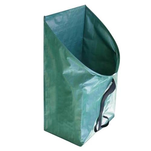 Bolsas de césped para hojas, saco para recoger hojas – Bolsa de jardinería reutilizable de 200 litros porta hojas | Bolsa de basura multiusos para jardín, patio, recogida de hojas
