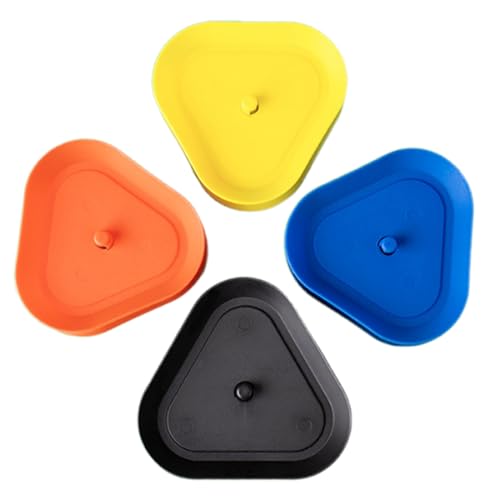 Tarjetero Triangular – 3.3 x 3.5 x 1 Pulgadas, Soporte de Bandeja de de Polipropileno, Organizador de Mesa, diseño Suave Antideslizante, Juego Compacto para Juegos Familiares, Puente de