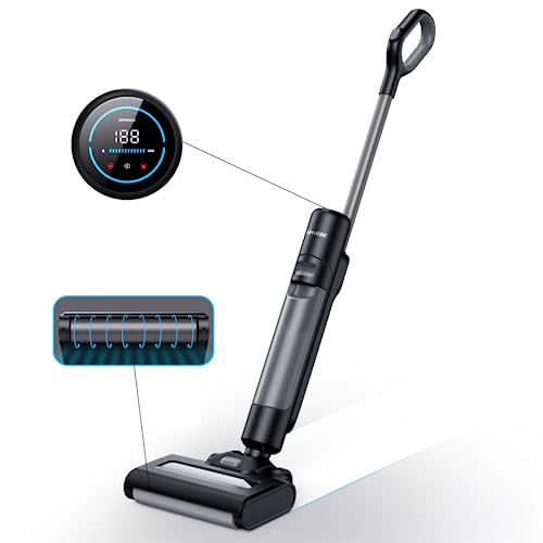 Simwal Sw02 Wet Dry Vacuum Cleaner, Floor Cleaner Machine For Sticky Messes And Kitchen Waste, Vacuum Mop All In One With Self-Cleaning, Lcd Display Fit For Hard Floor #TOP26