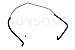 Sunsong 3402986 Power Steering Return Line Hose Assembly