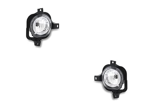Johns, Phare antibrouillard compatible avec Ford Ka 09 02/09- H1 - Kit gauche et droite
