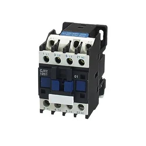 380-415V Coil Motor Controler AC Contactor 3P 3 Pole NC 660V 7.5KW CJX2-1201 1Pcs